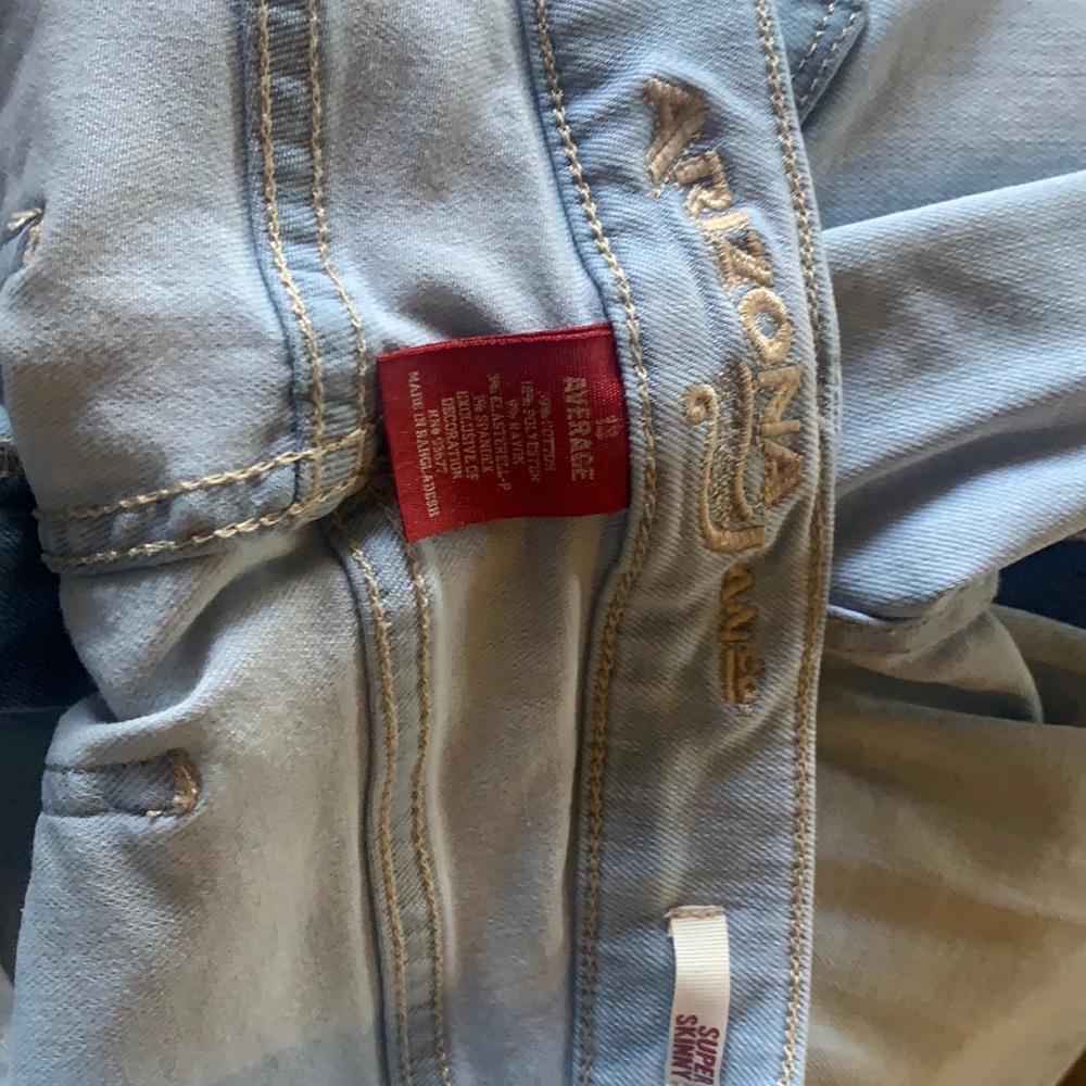 Arizona Jeans Co super skinny size 13 Average Jeans